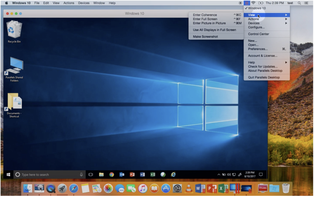 how to run windows on mac